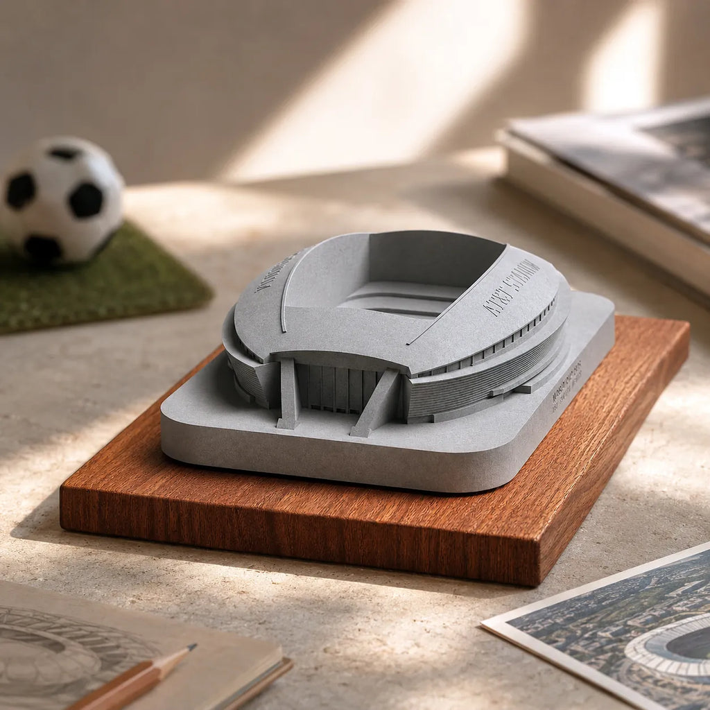 AT&T Stadium – concrete model, top-down view