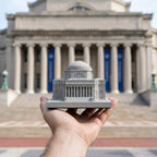 Columbia Low Memorial Library – architectural miniature, close-up texture detail