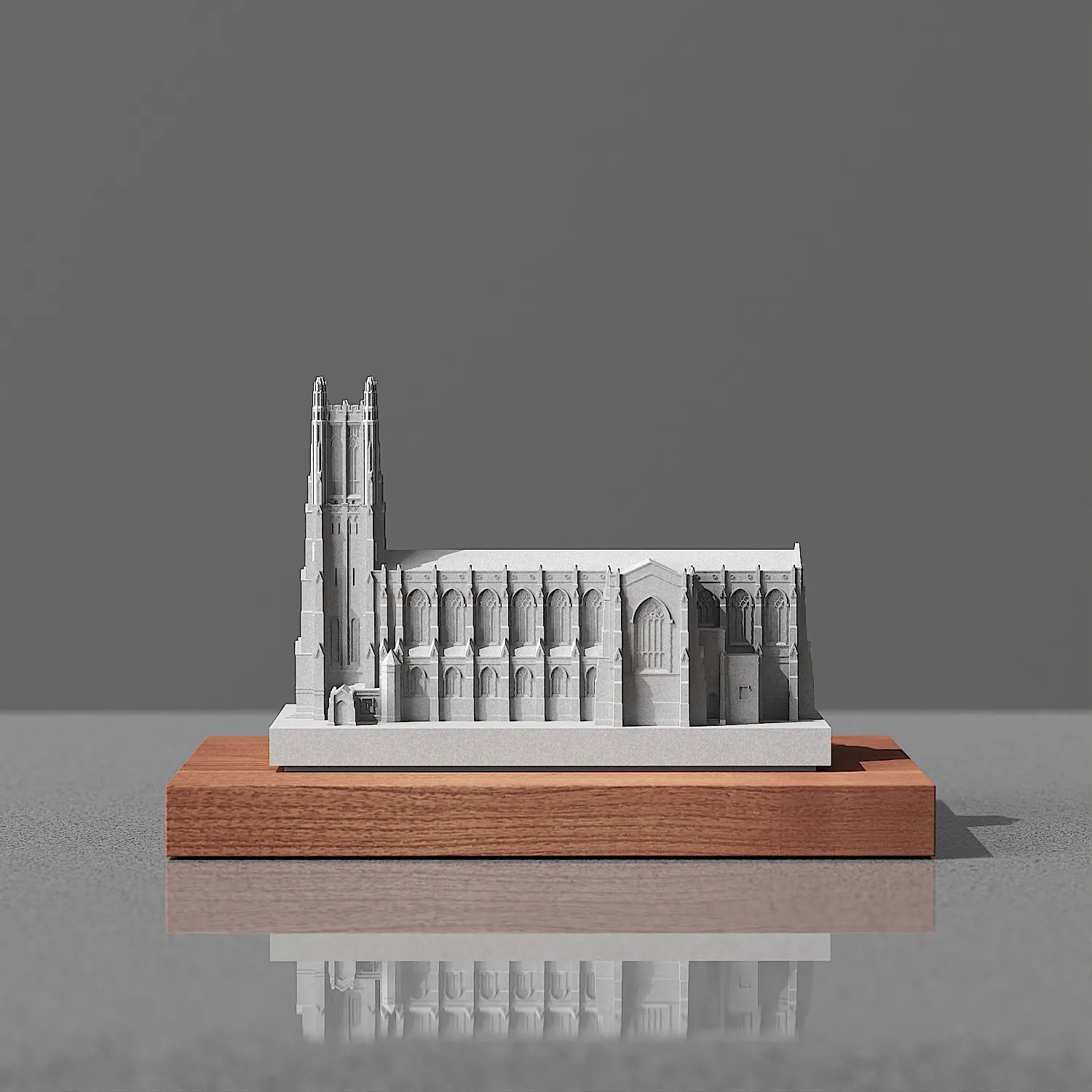 Duke University Chapel Concrete Model – Collegiate Gothic Graduation Gift & Alumni Desk Decor