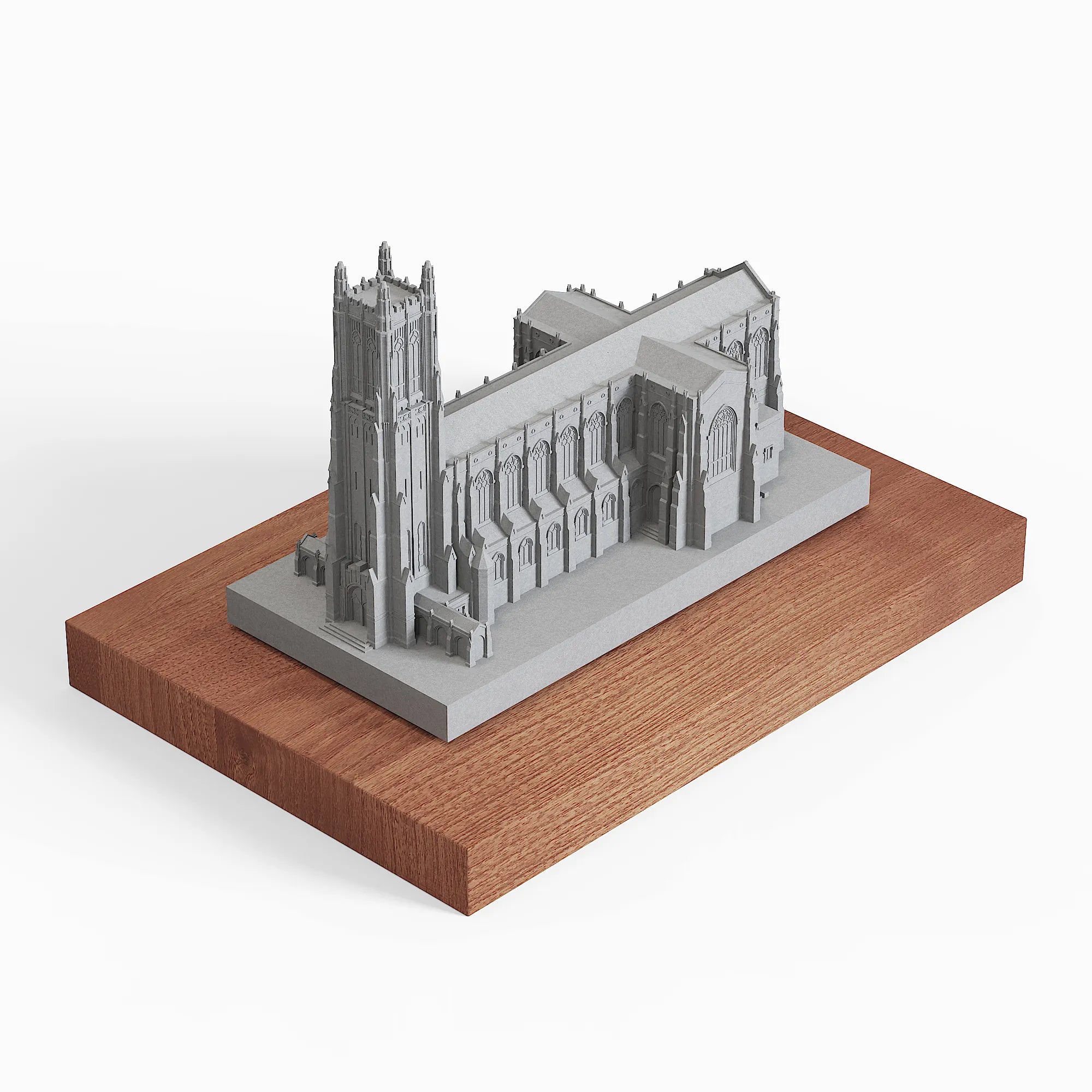 Duke University Chapel Concrete Model – Collegiate Gothic Graduation Gift & Alumni Desk Decor
