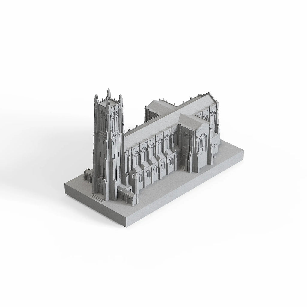 Duke University Chapel Concrete Model – Collegiate Gothic Graduation Gift & Alumni Desk Decor