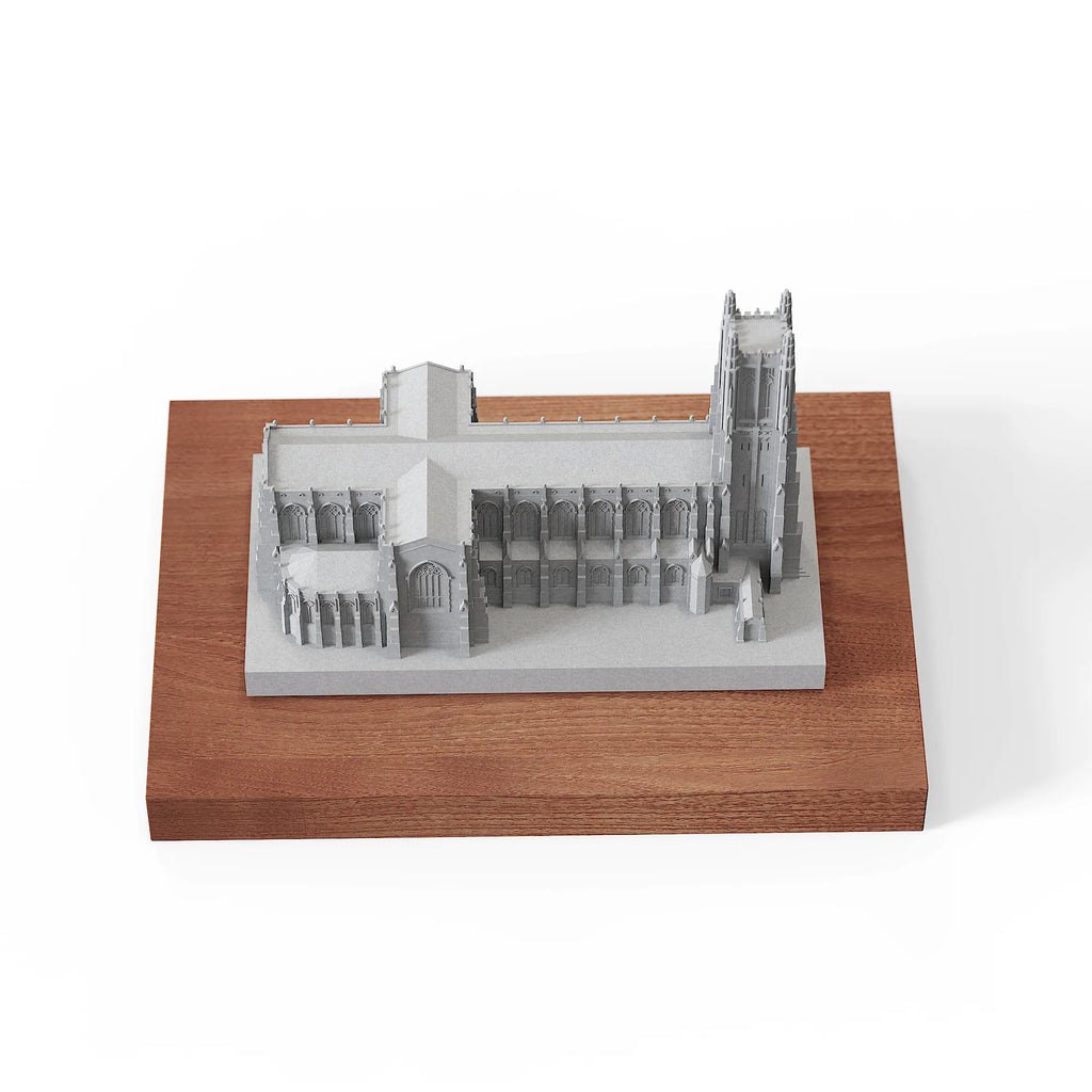 Duke University Chapel Concrete Model – Collegiate Gothic Graduation Gift & Alumni Desk Decor