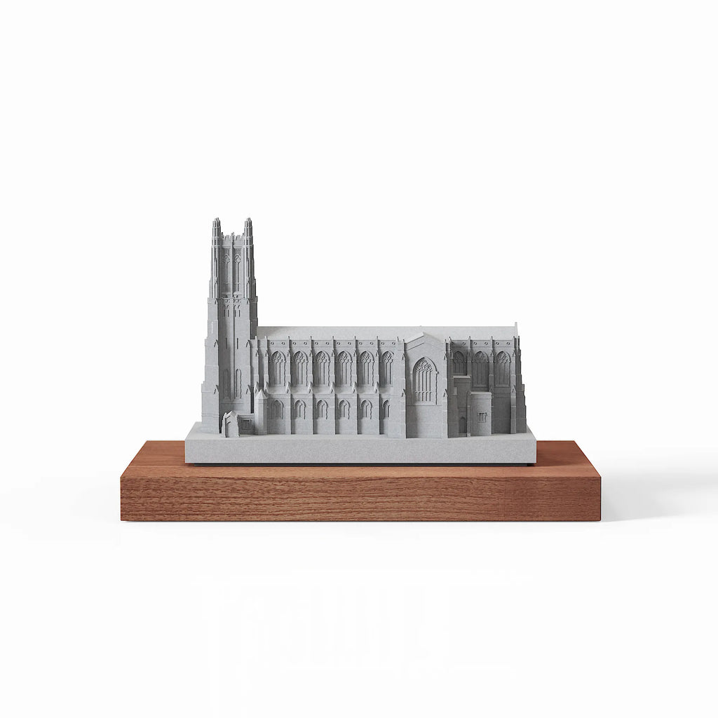 Duke University Chapel Concrete Model – Collegiate Gothic Graduation Gift & Alumni Desk Decor