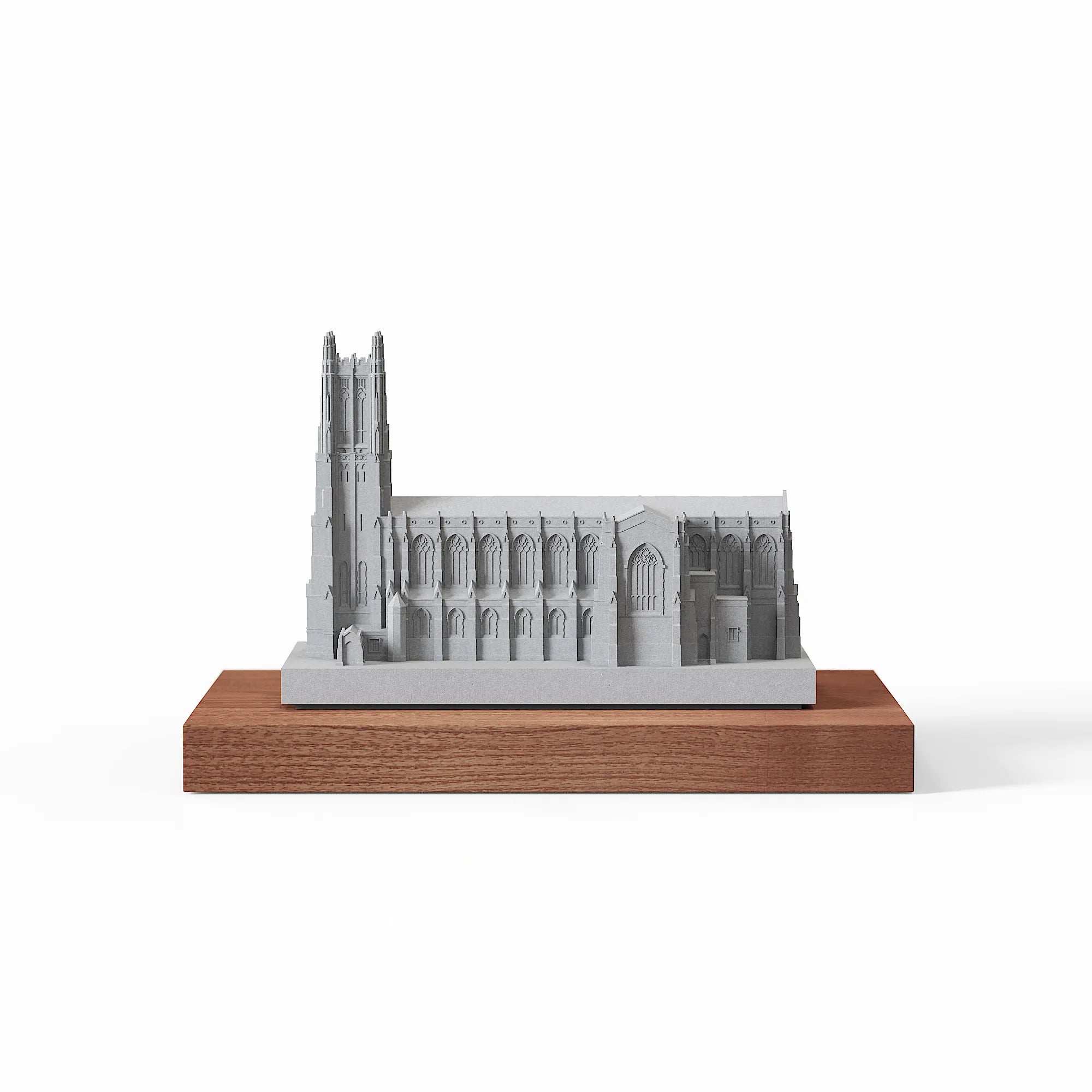 Duke University Chapel Concrete Model – Collegiate Gothic Graduation Gift & Alumni Desk Decor