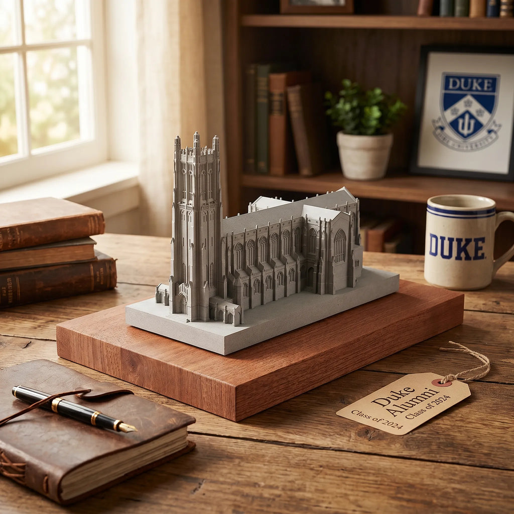 Duke University Chapel - concrete architectural model, hero shot