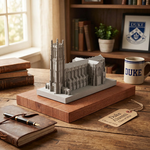 Duke University Chapel - concrete architectural model, hero shot