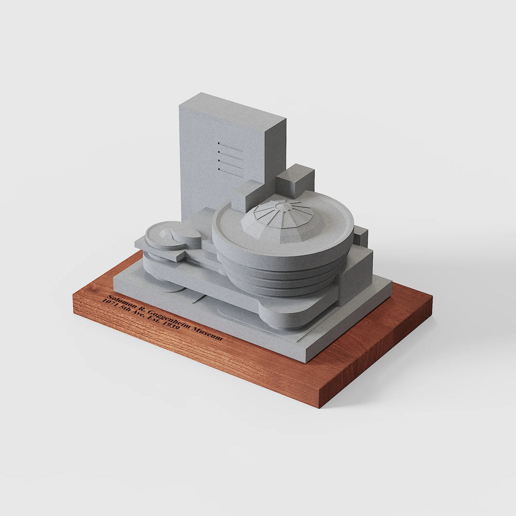 Guggenheim Museum – concrete miniature graduation gift
