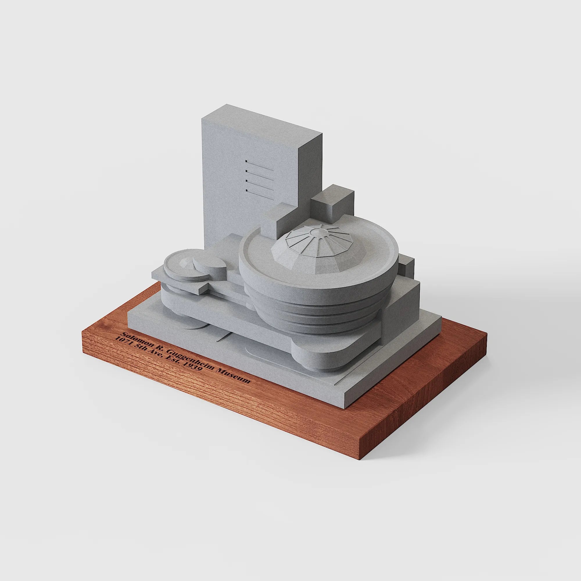 Guggenheim Museum – concrete miniature graduation gift
