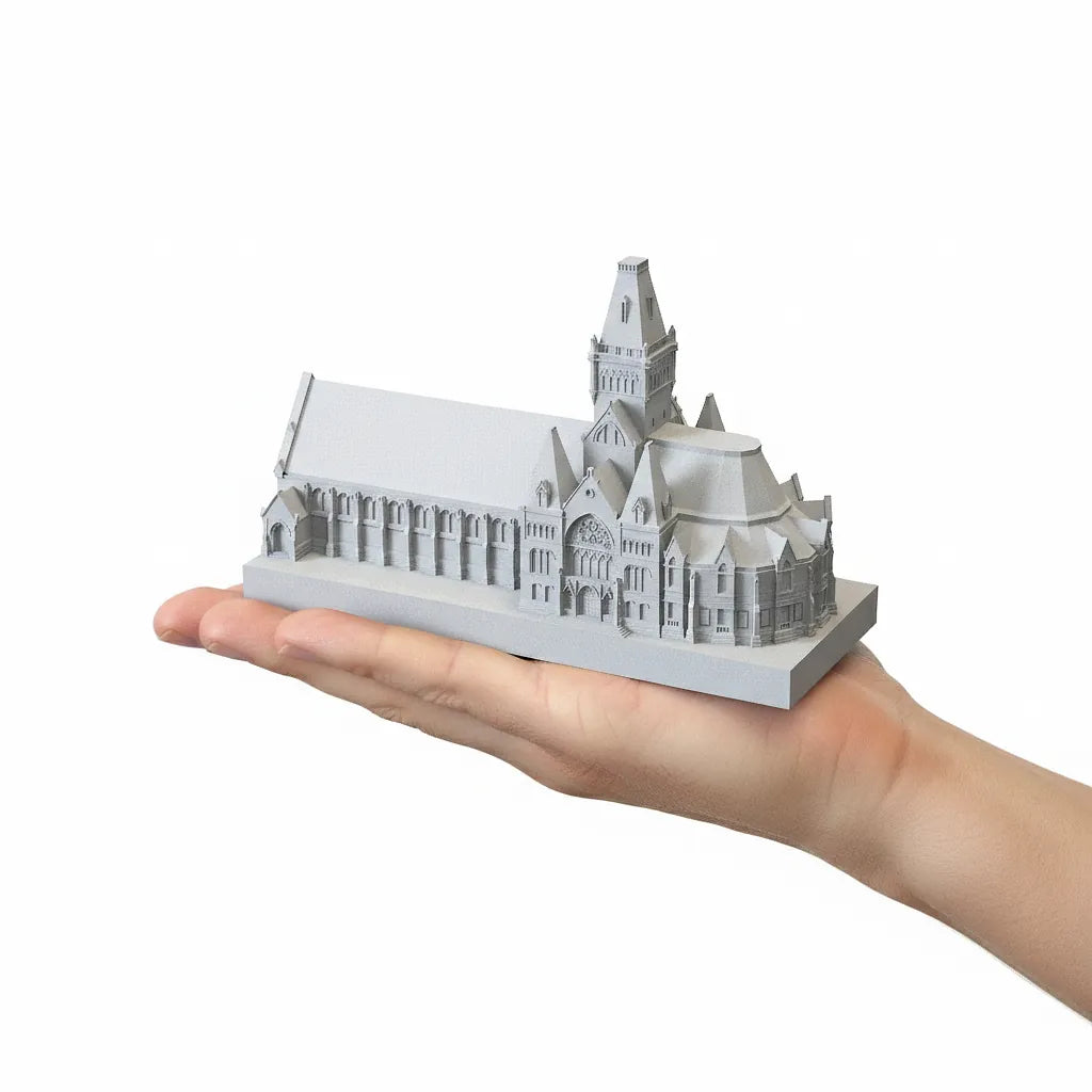 Harvard University Memorial Hall Concrete Model,Home Office Desk Decor