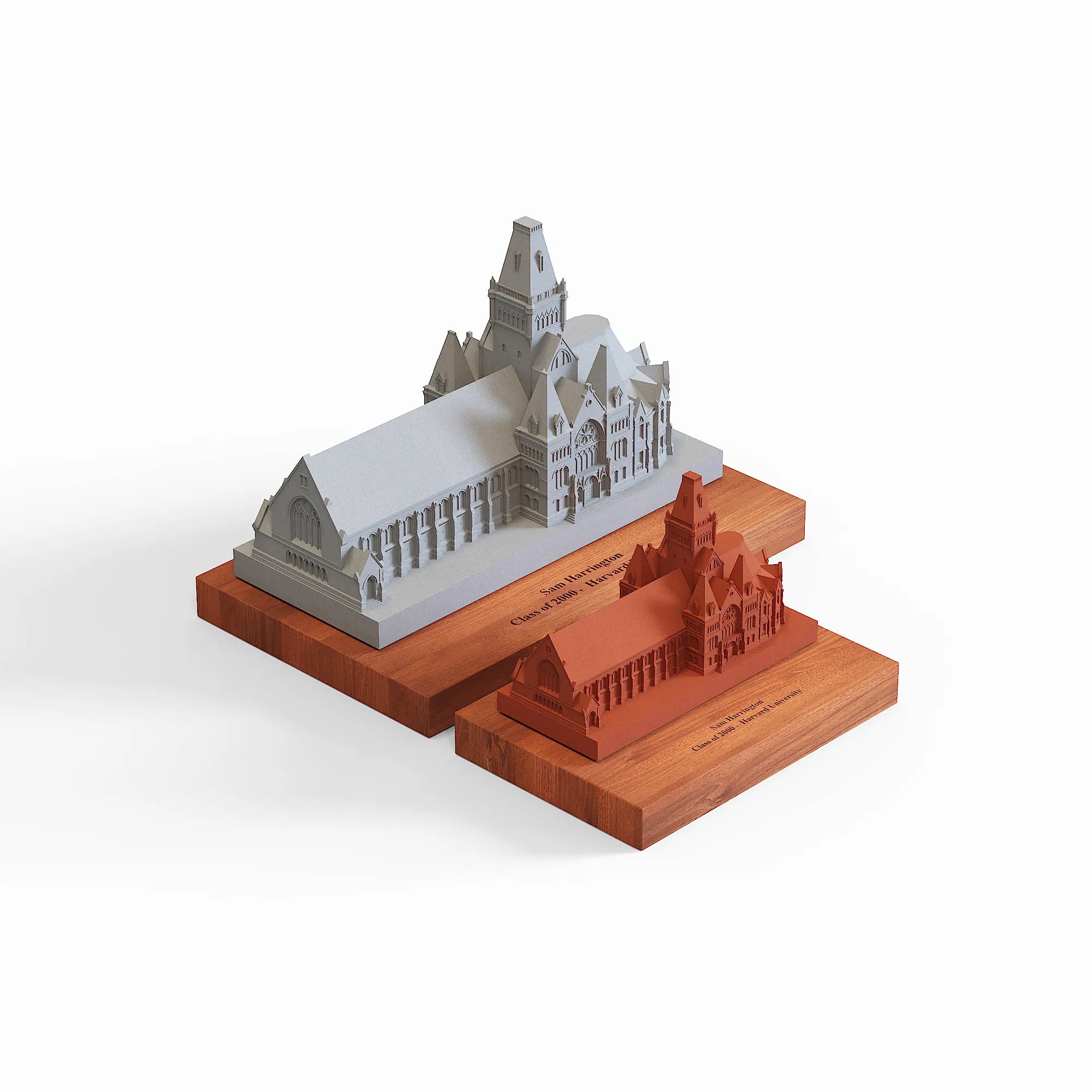 Harvard Memorial Hall - Concretime architectural miniature, studio shot
