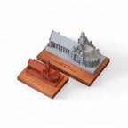 Harvard Memorial Hall - architectural model concrete, shadow detail