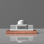 MIT Great Dome – desk decor concrete replica, angled view