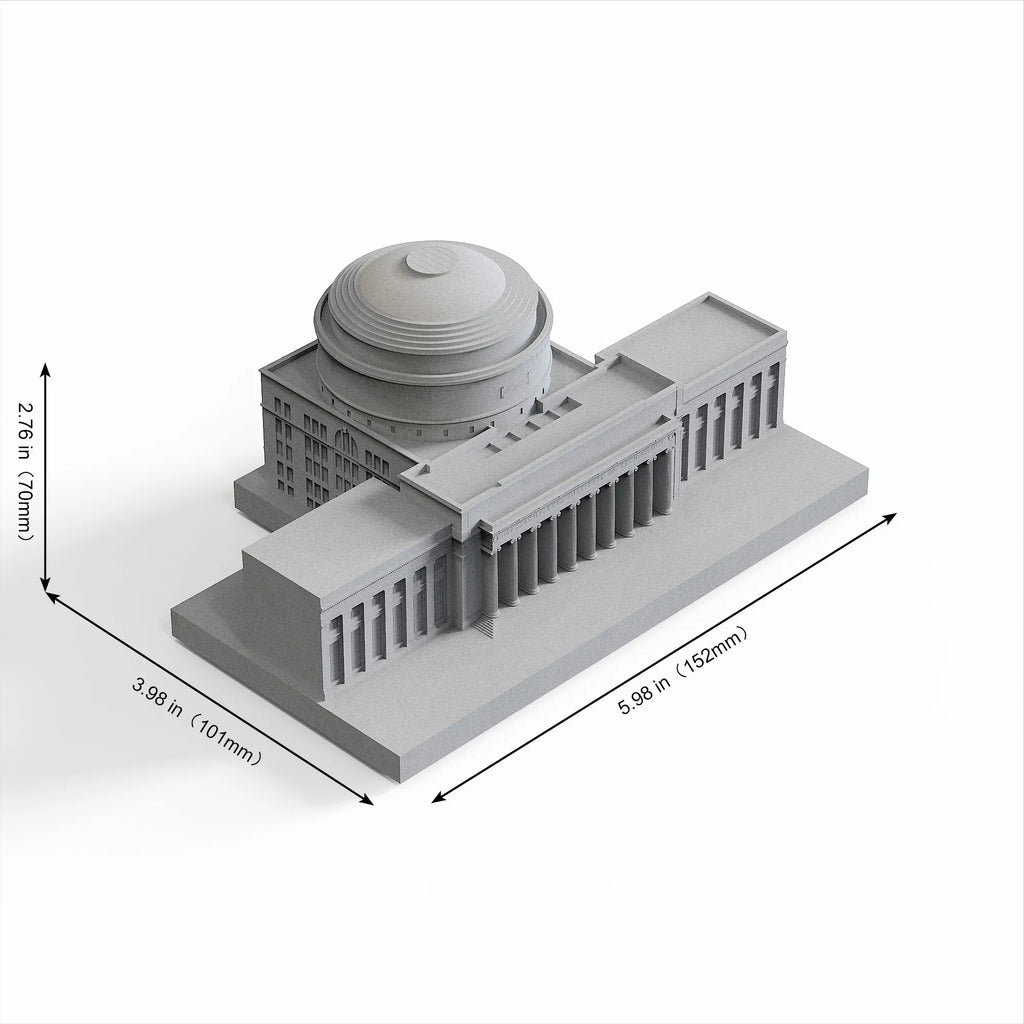 MIT Great Dome – concrete sculpture, detail close-up