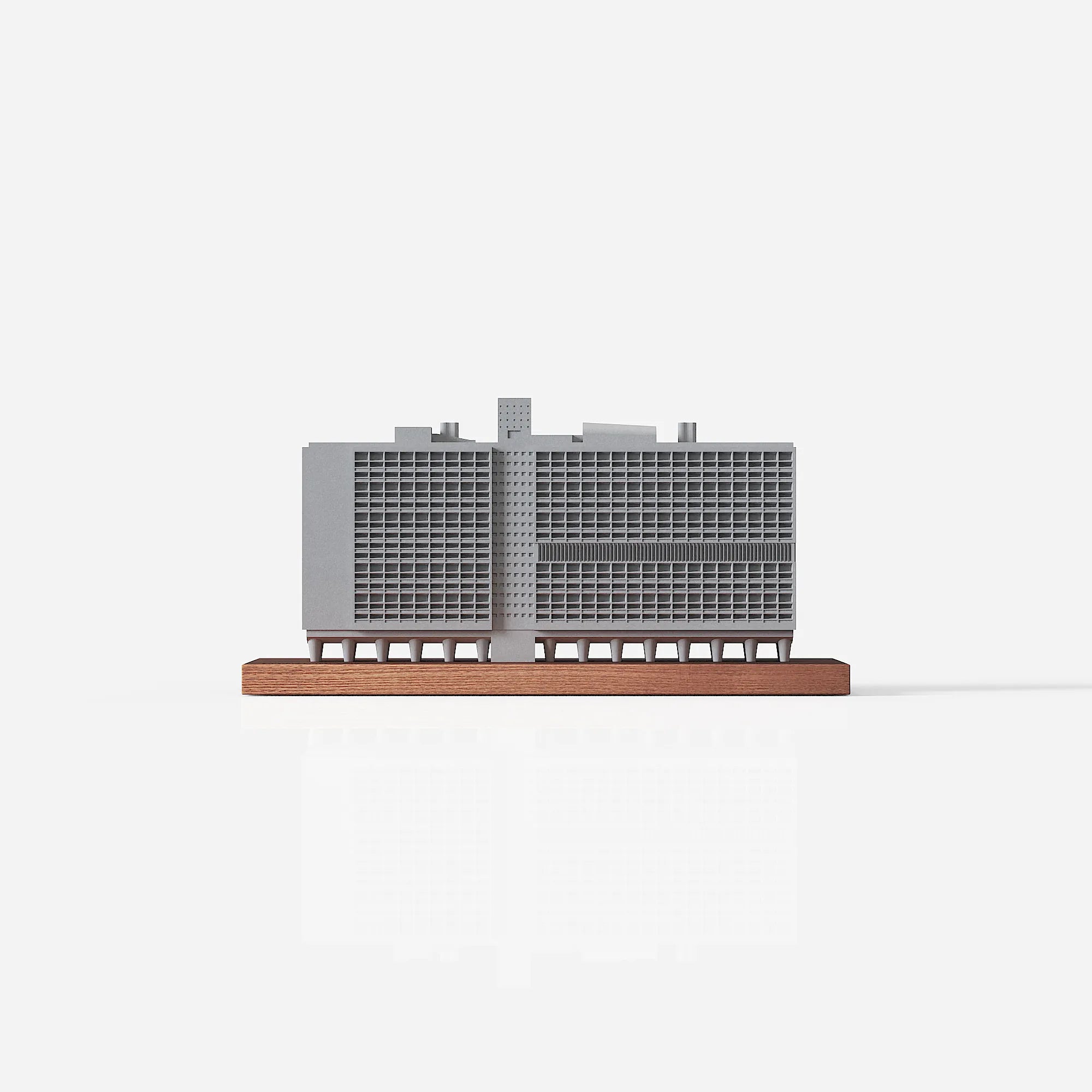 Marseille Unité d'Habitation – Concretime architectural miniature, studio shot