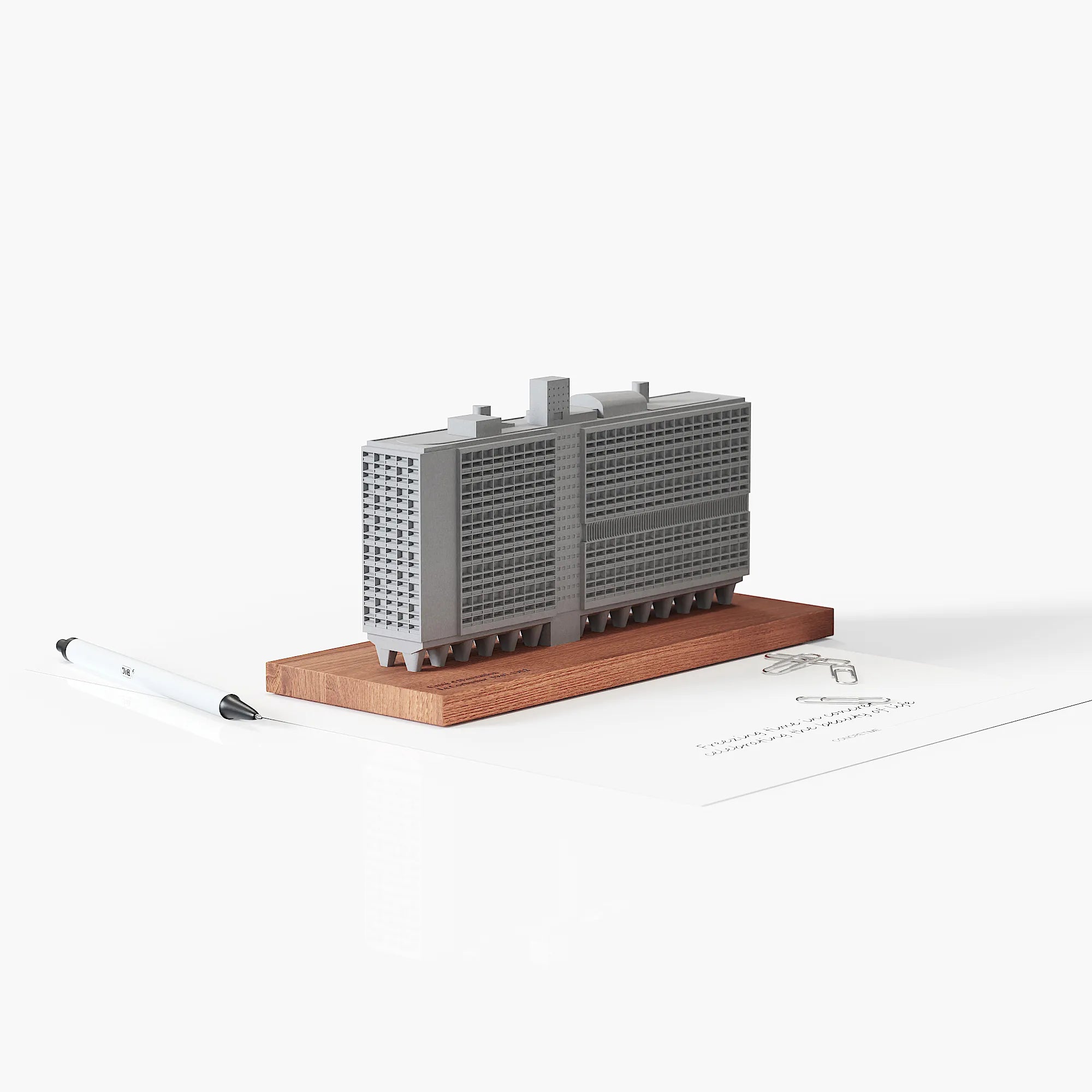 Marseille Unité d'Habitation – Concretime handcrafted landmark replica