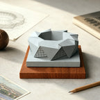 Mercedes-Benz Stadium – architectural miniature, close-up texture detail