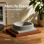 MetLife Stadium – concrete architectural model, hero shot