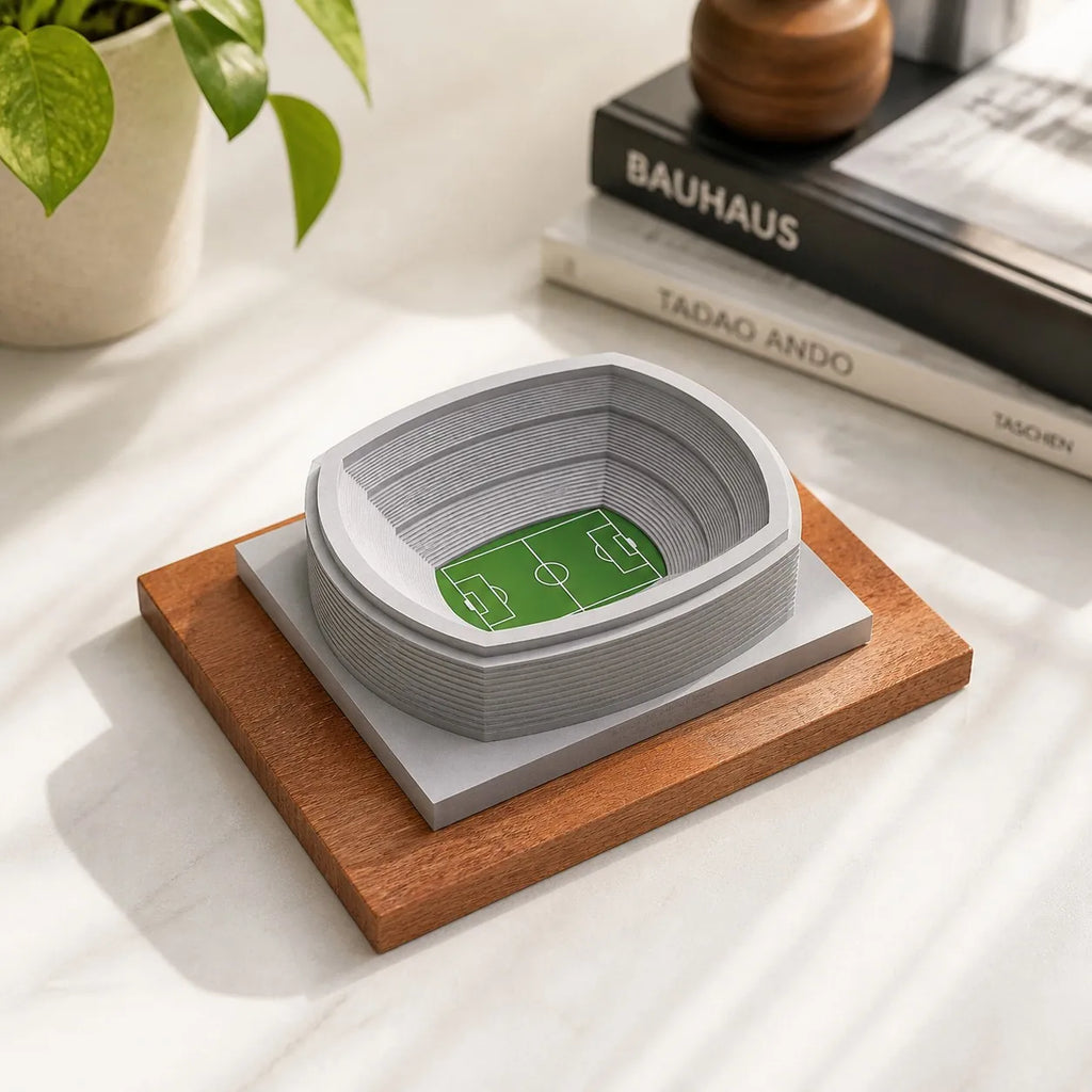 MetLife Stadium – architectural concrete sculpture, 45° view