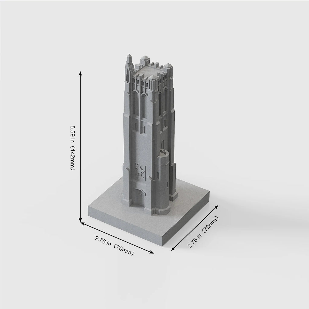 MSU Beaumont Tower Concrete Model – Michigan State Graduation Gift & Spartan Alumni Desk Decor