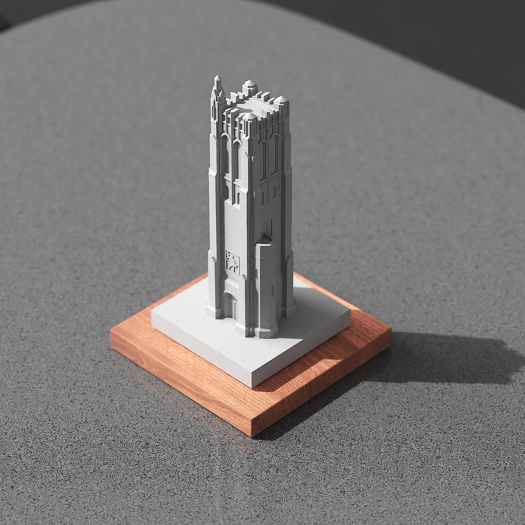 MSU Beaumont Tower Concrete Model – Michigan State Graduation Gift & Spartan Alumni Desk Decor