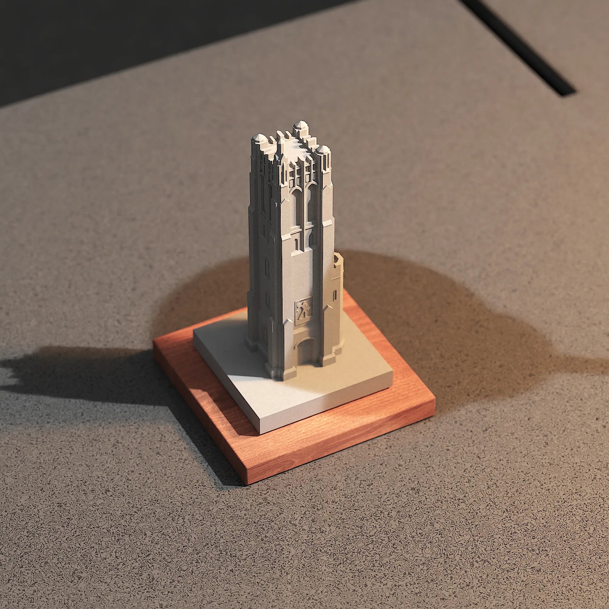 MSU Beaumont Tower Concrete Model – Michigan State Graduation Gift & Spartan Alumni Desk Decor