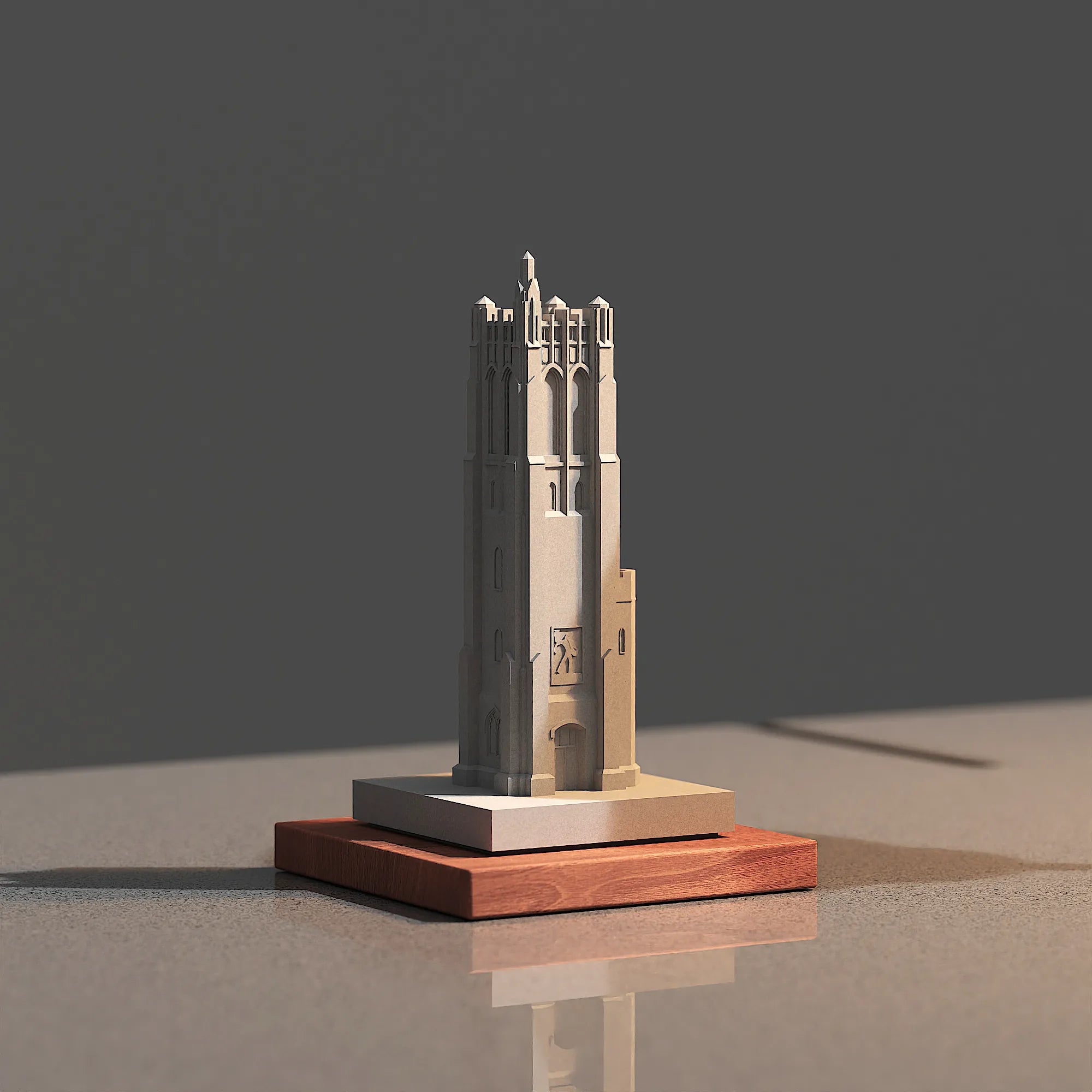 MSU Beaumont Tower Concrete Model – Michigan State Graduation Gift & Spartan Alumni Desk Decor