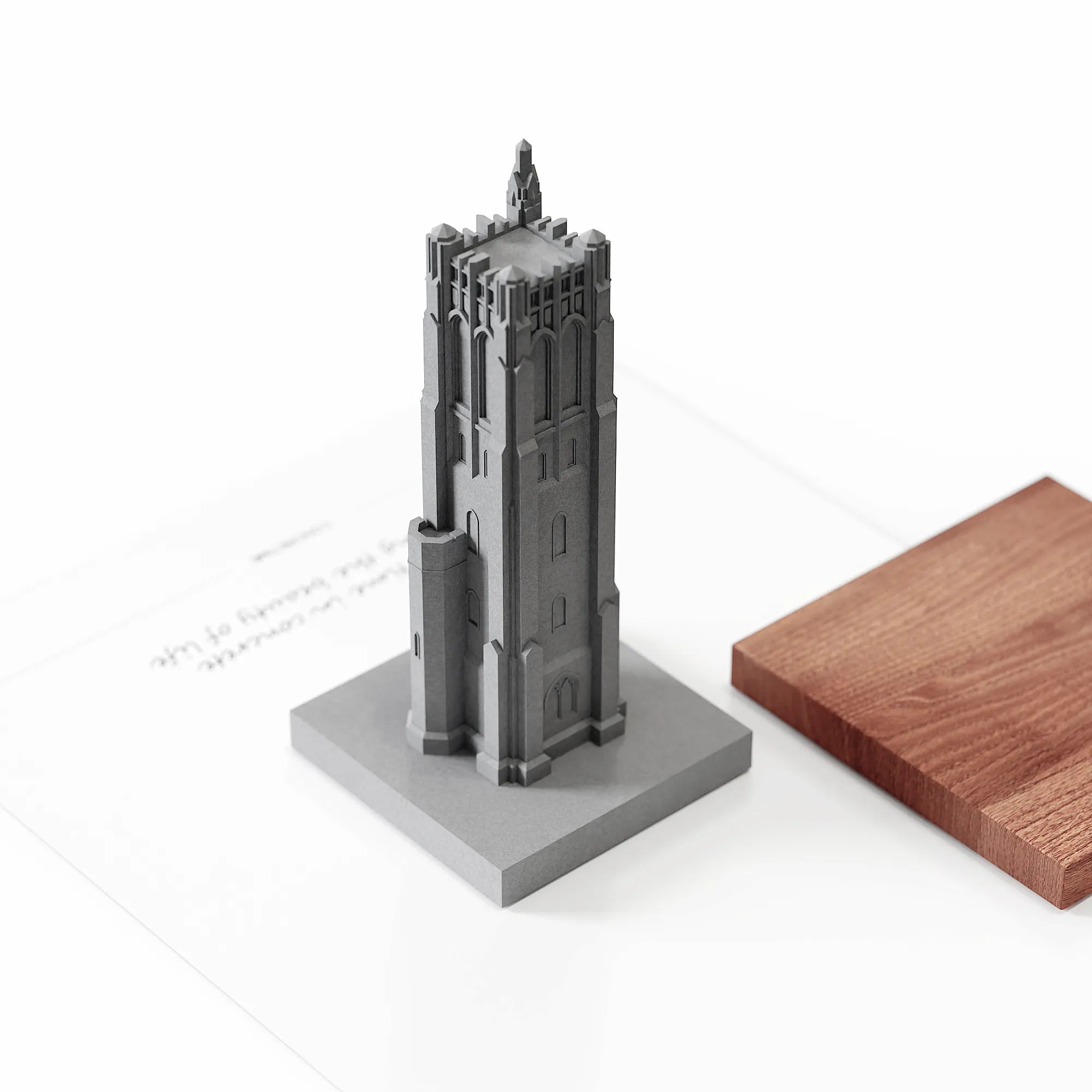 MSU Beaumont Tower Concrete Model – Michigan State Graduation Gift & Spartan Alumni Desk Decor