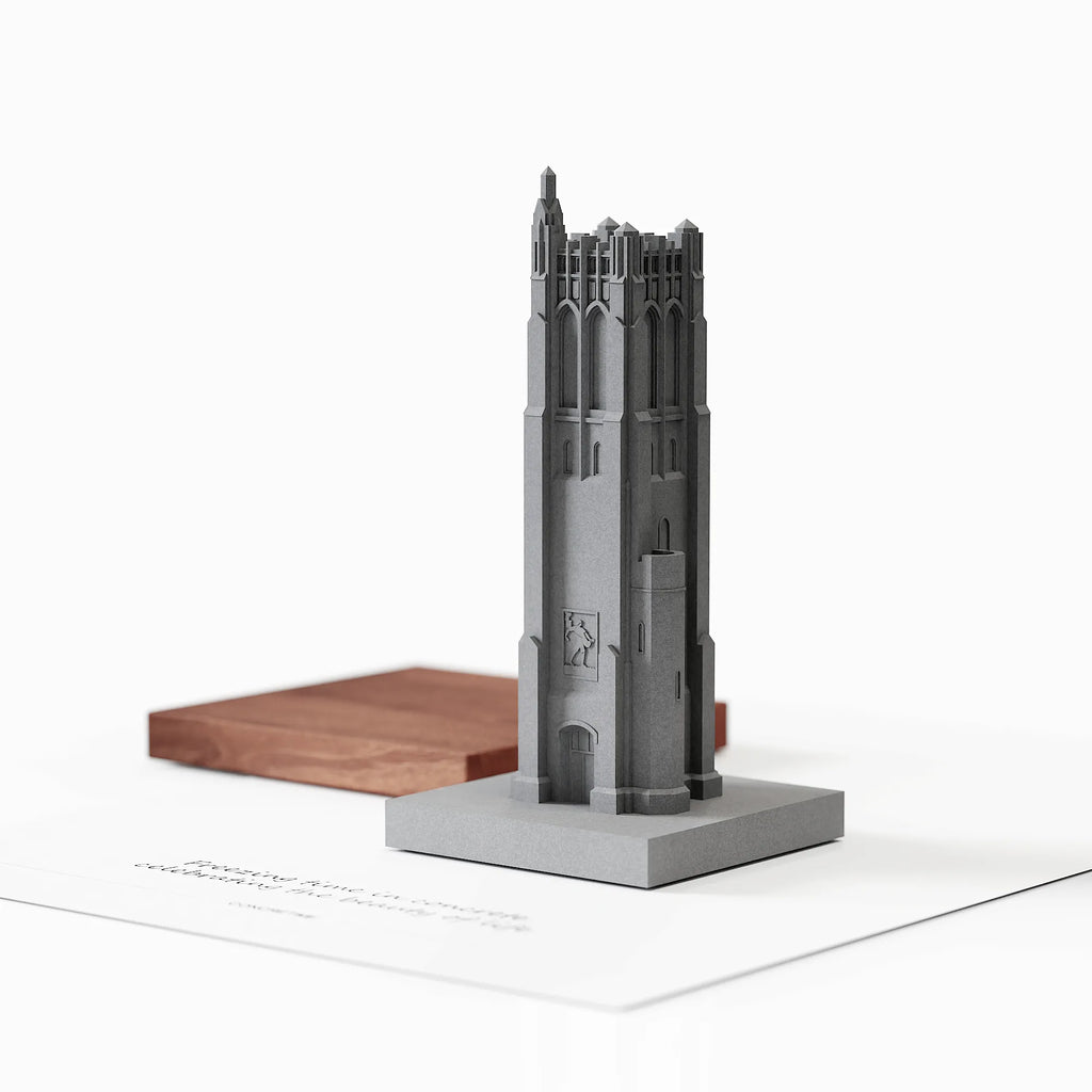 MSU Beaumont Tower Concrete Model – Michigan State Graduation Gift & Spartan Alumni Desk Decor