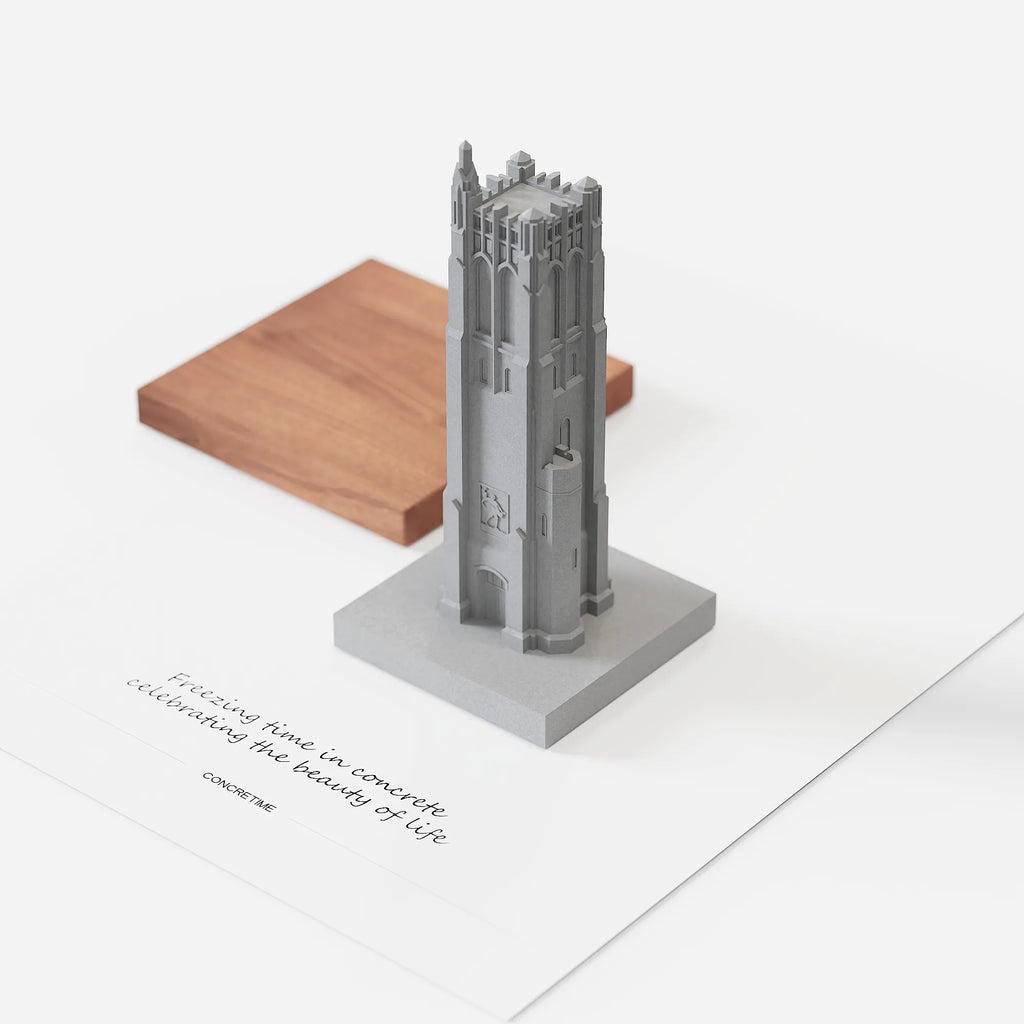 MSU Beaumont Tower Concrete Model – Michigan State Graduation Gift & Spartan Alumni Desk Decor