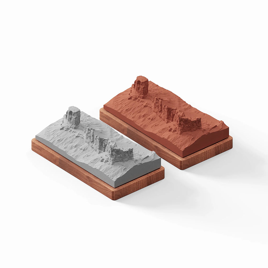 Monument Valley – scale model concrete architecture, Concretime