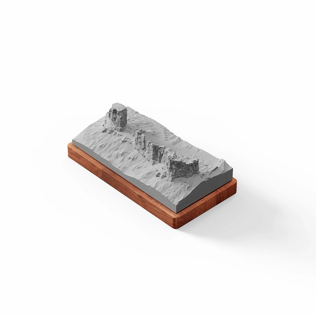 Monument Valley – custom engraved concrete miniature gift