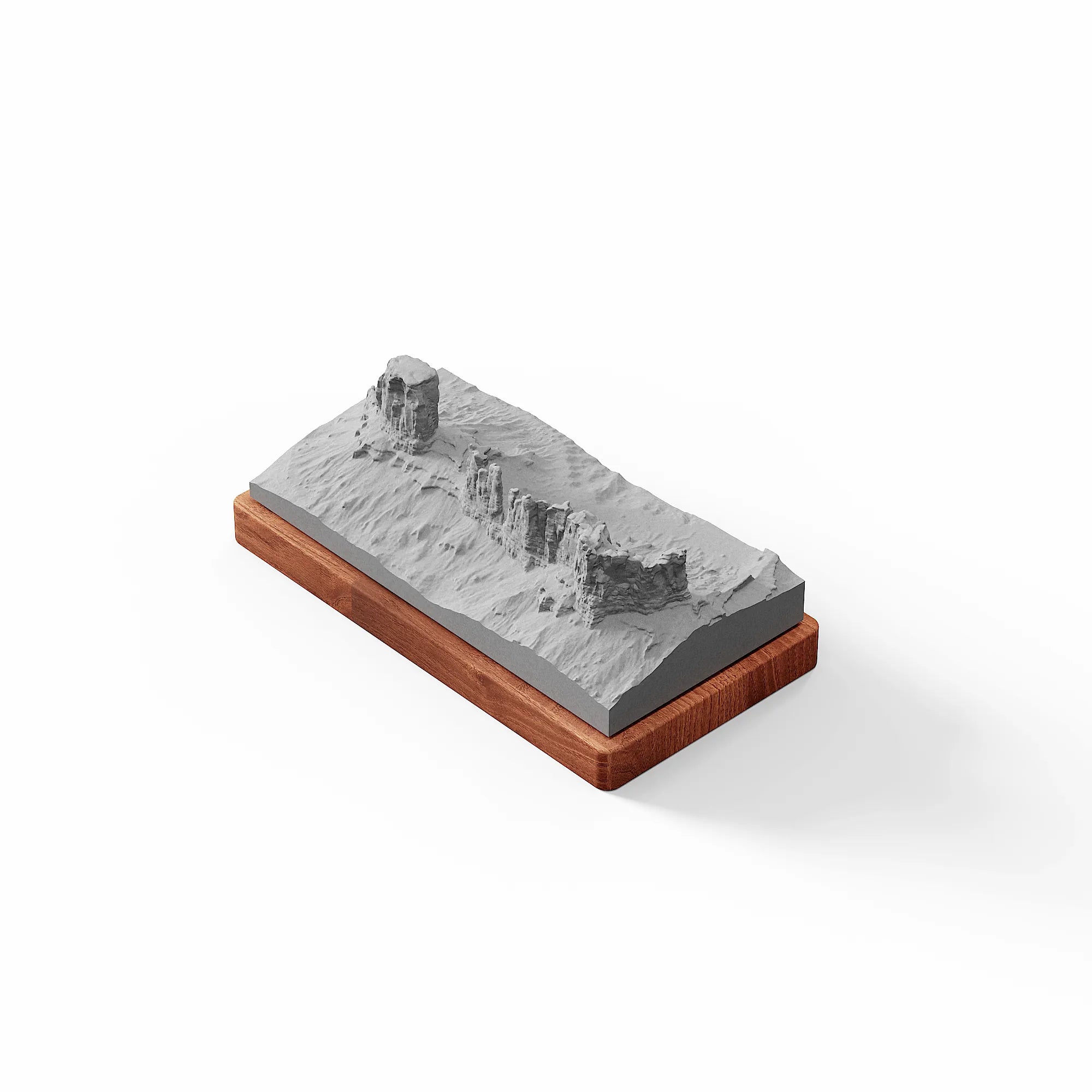 Monument Valley – custom engraved concrete miniature gift