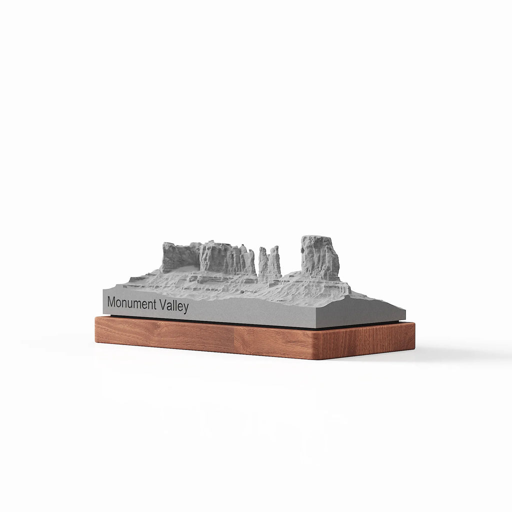 Monument Valley – concrete landmark model, lifestyle shot