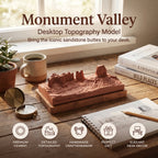 Monument Valley – concrete architectural model, hero shot
