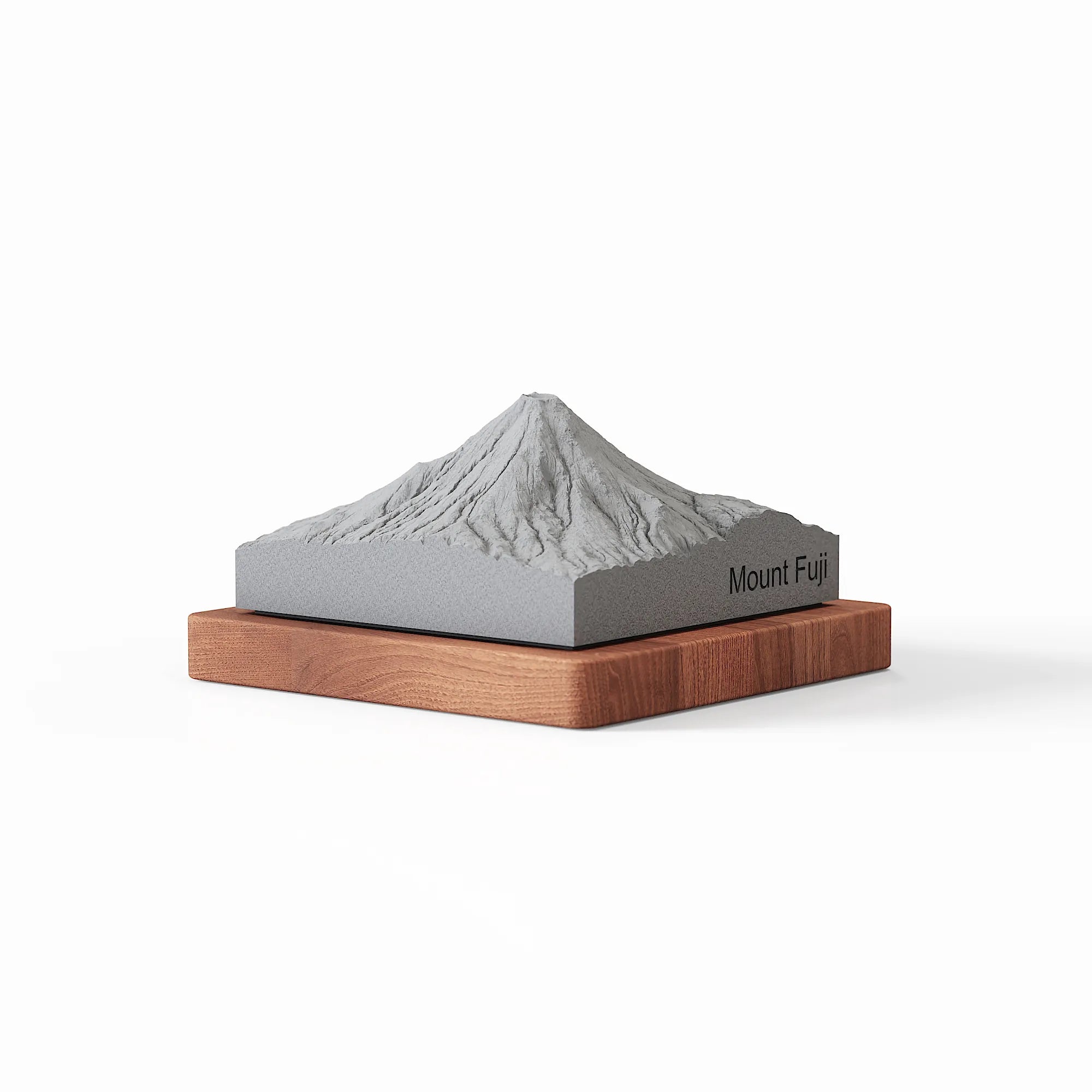 Mount Fuji Concrete Model – Minimalist Zen Desk Sculpture & Personalized Japan Gift