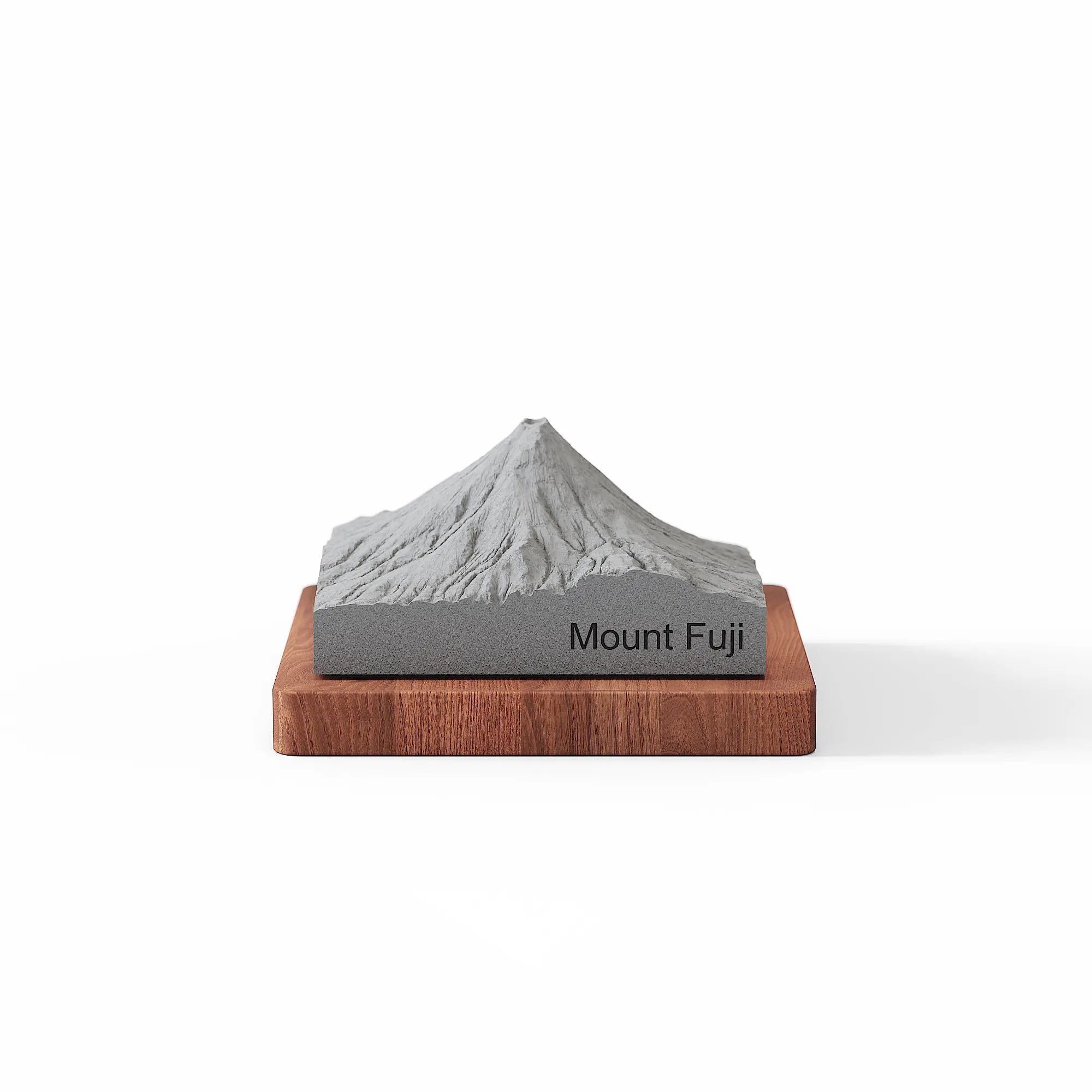 Mount Fuji Concrete Model – Minimalist Zen Desk Sculpture & Personalized Japan Gift