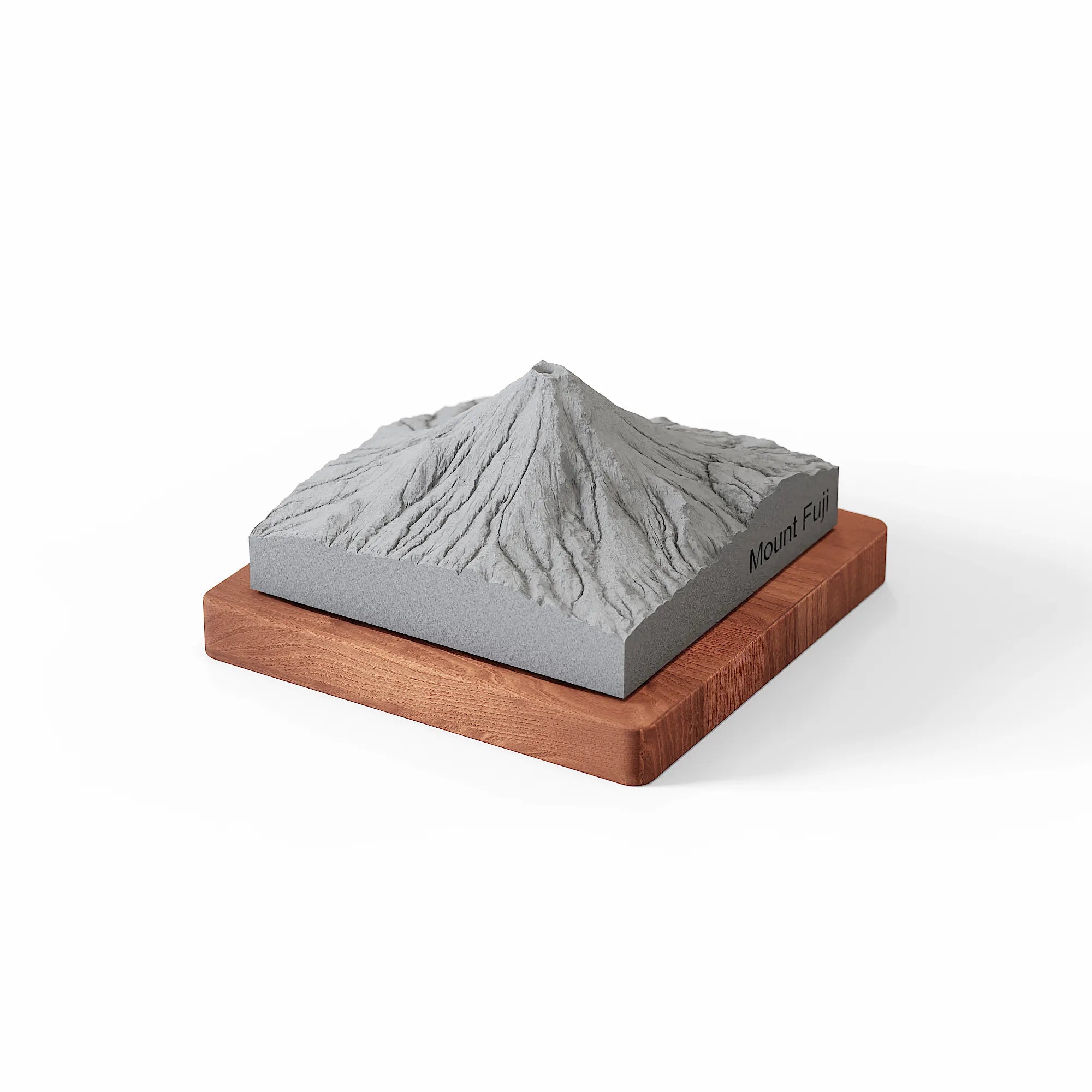 Mount Fuji Concrete Model – Minimalist Zen Desk Sculpture & Personalized Japan Gift