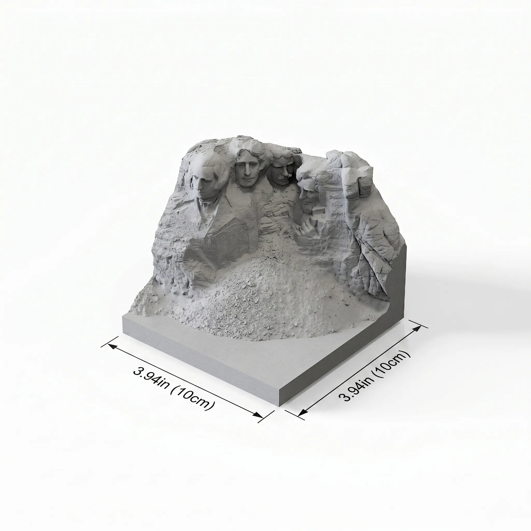 Mount Rushmore Concrete Model – Handcrafted Desk Sculpture & Personalized South Dakota Gift