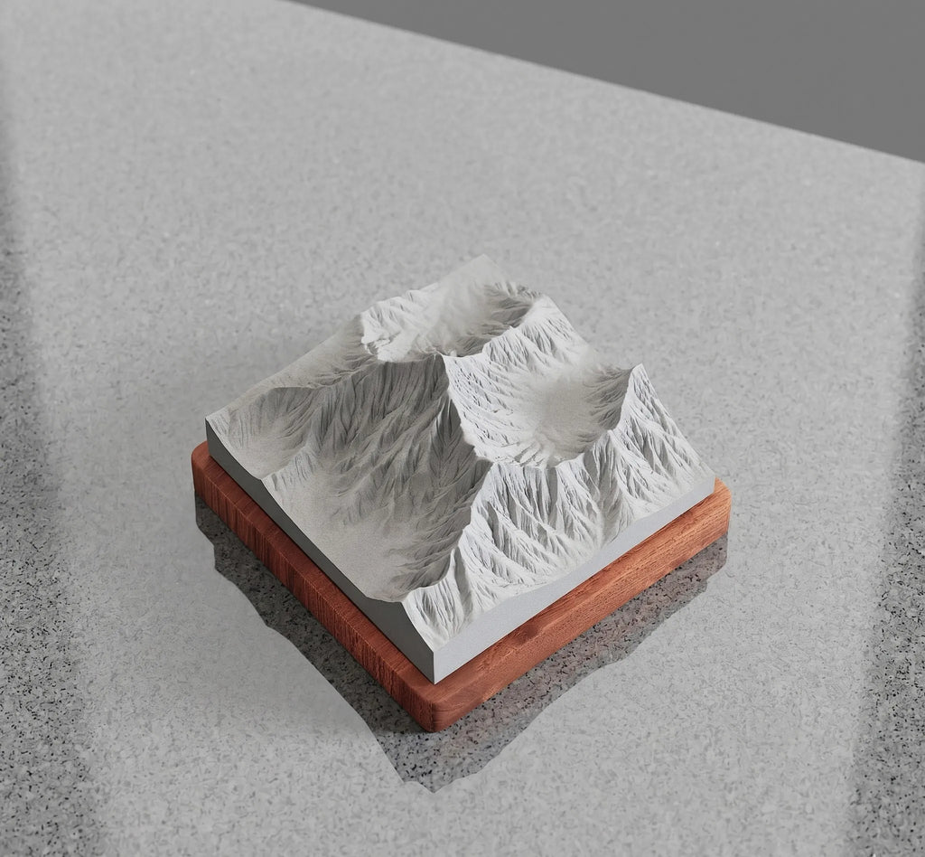 Mount Everest – scale model concrete architecture, Concretime