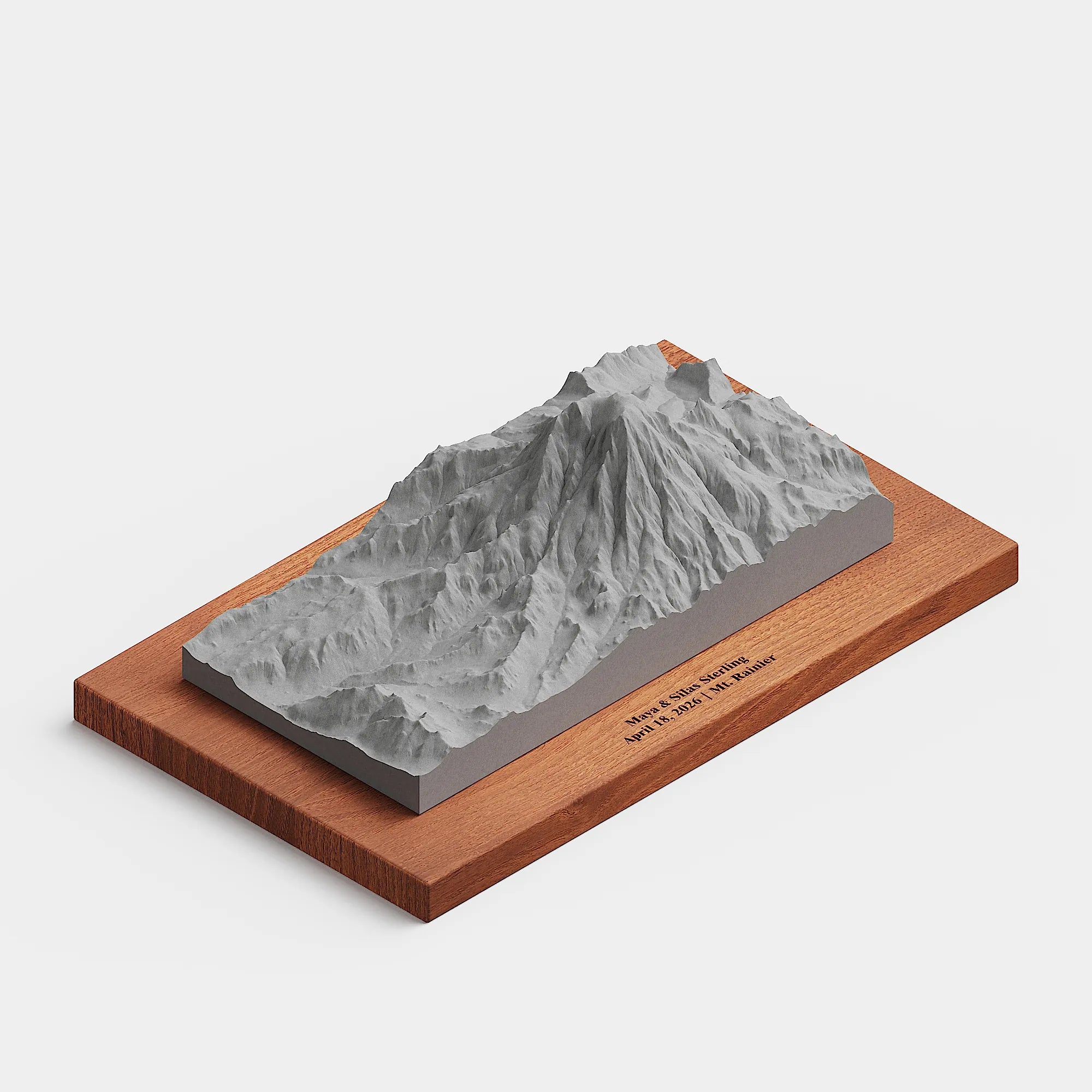 Mount Rainier – concrete miniature graduation gift
