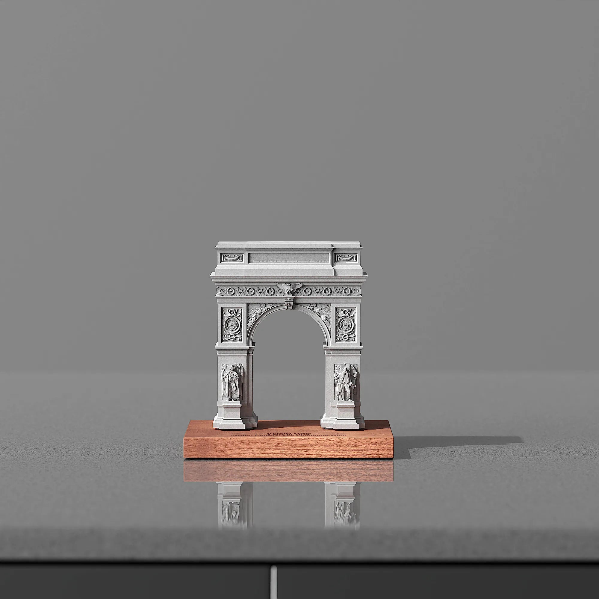 NYU Washington Square Arch Concrete Model – New York University Graduation Gift & Alumni Desk Decor
