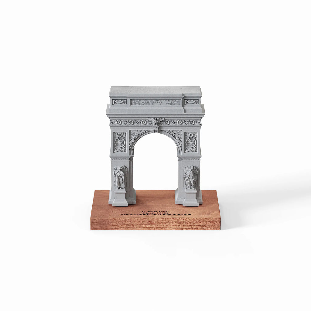 NYU Washington Square Arch Concrete Model – New York University Graduation Gift & Alumni Desk Decor