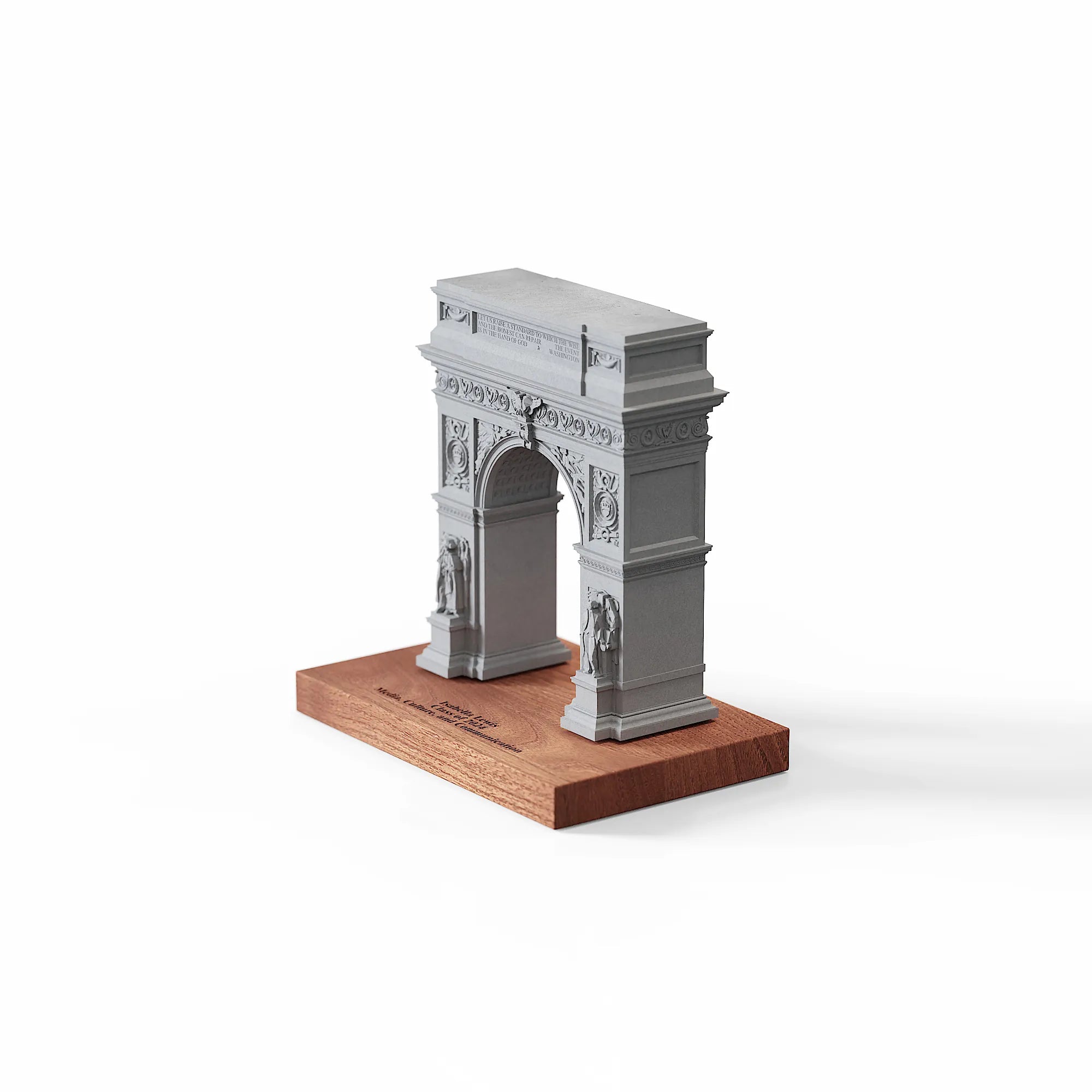 NYU Washington Square Arch Concrete Model – New York University Graduation Gift & Alumni Desk Decor
