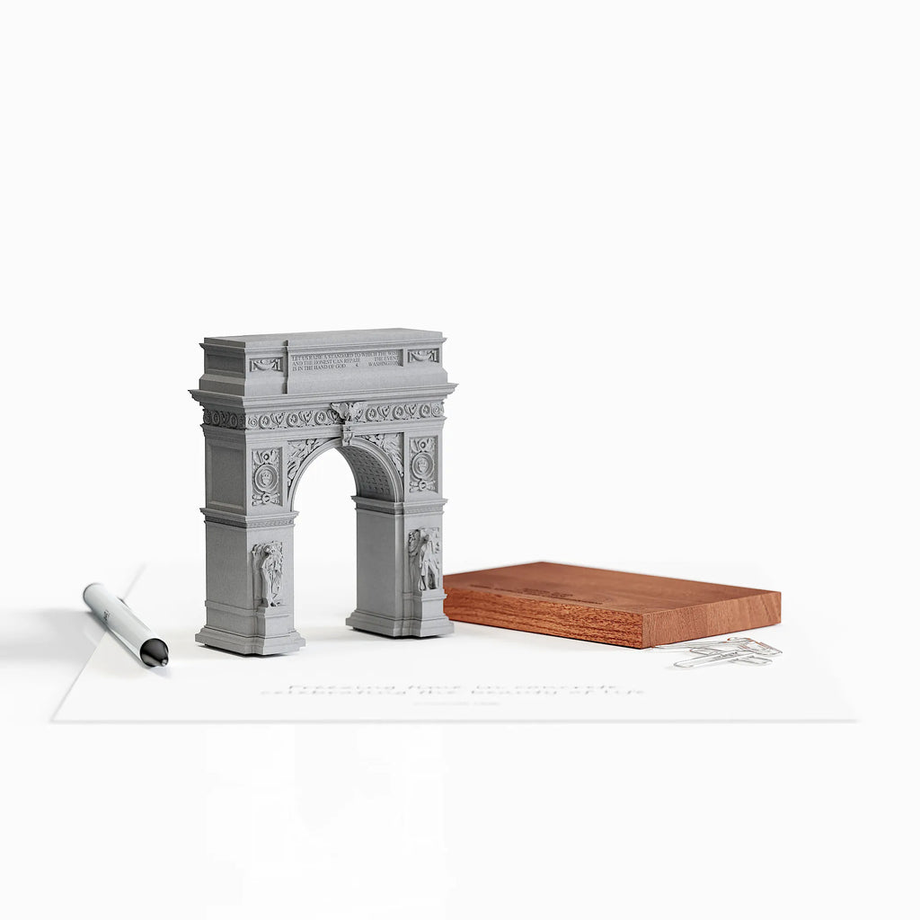 NYU Washington Square Arch Concrete Model – New York University Graduation Gift & Alumni Desk Decor
