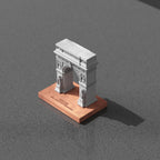 NYU Washington Square Arch – architectural miniature, close-up texture detail