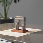 NYU Washington Square Arch – desk decor concrete replica, angled view