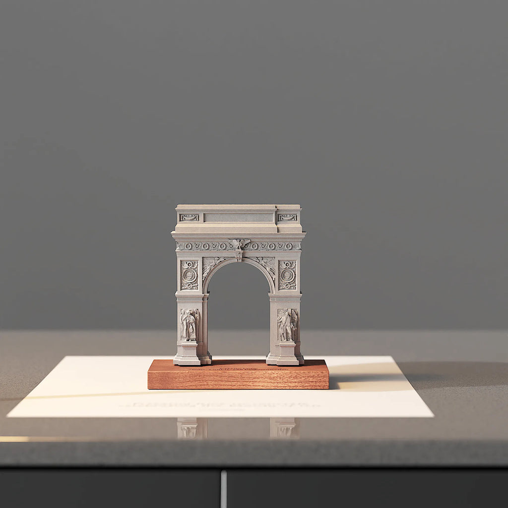 NYU Washington Square Arch – scale model concrete architecture, Concretime