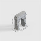 NYU Washington Square Arch – concrete sculpture, detail close-up