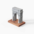 NYU Washington Square Arch – concrete landmark model, lifestyle shot