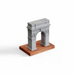 NYU Washington Square Arch – architectural concrete sculpture, 45° view